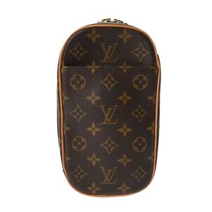 Louis Vuitton Monogram Canvas Pochette Ganju Brown Body Bag